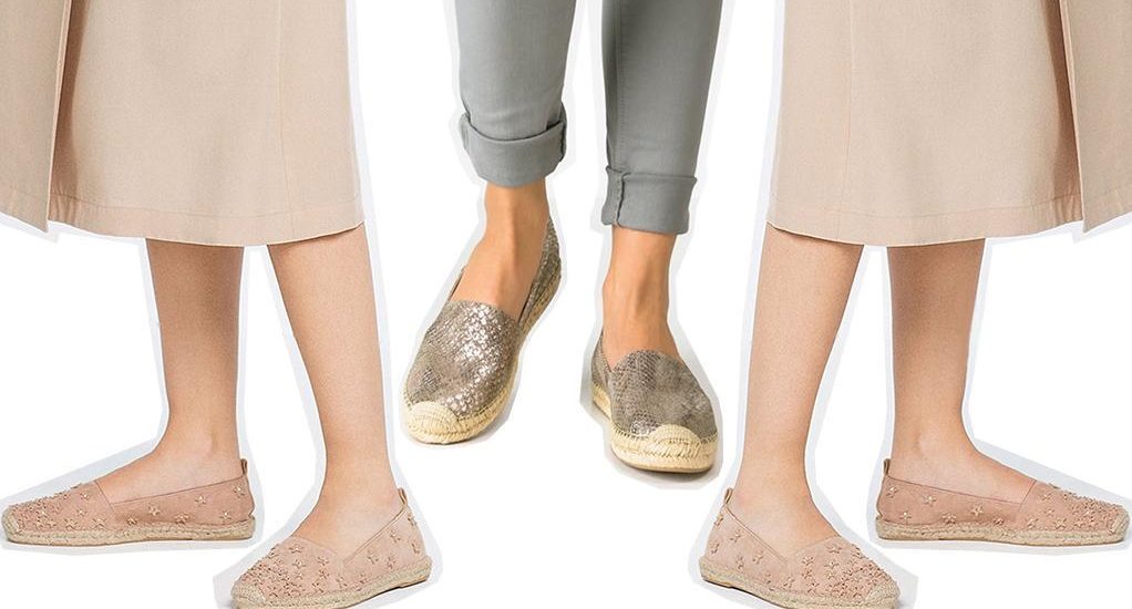 Espadrilles in Metallic oder Natur auf STRIKE magazin