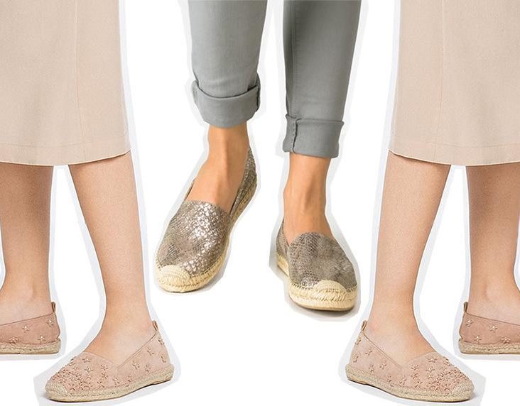 Espadrilles in Metallic oder Natur auf STRIKE magazin