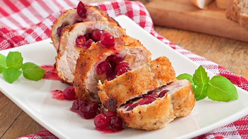 Rezept für Rouladen mit Hähnchen und Cranberry auf STRIKE magazin