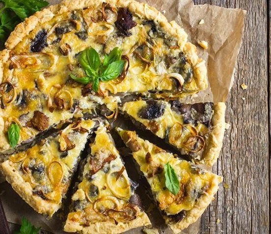 Quiche Rezept mit Pilzen auf STRIKE magazin