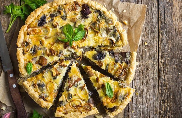 Quiche Rezept mit Pilzen auf STRIKE magazin