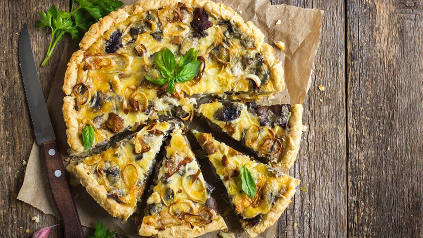 Quiche Rezept mit Pilzen auf STRIKE magazin