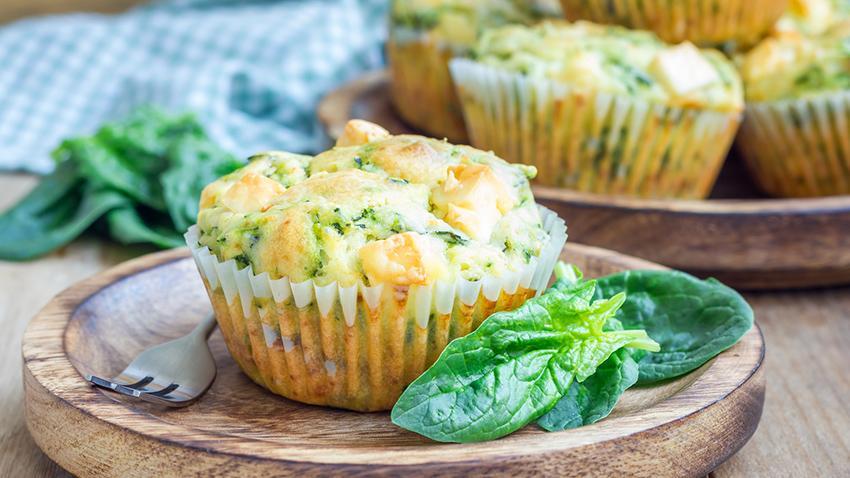 Spinat-Feta Muffin Rezept auf STRIKE magazin